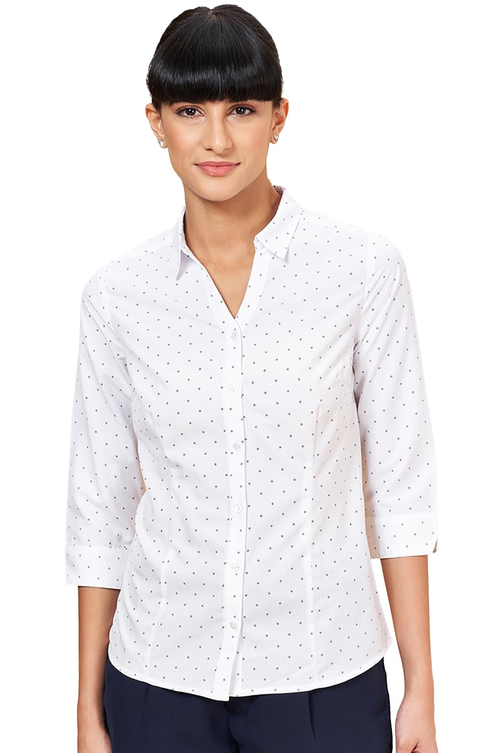 annabelle by pantaloons Women Polyester Blend Regular Fit Shirt-picture-22
