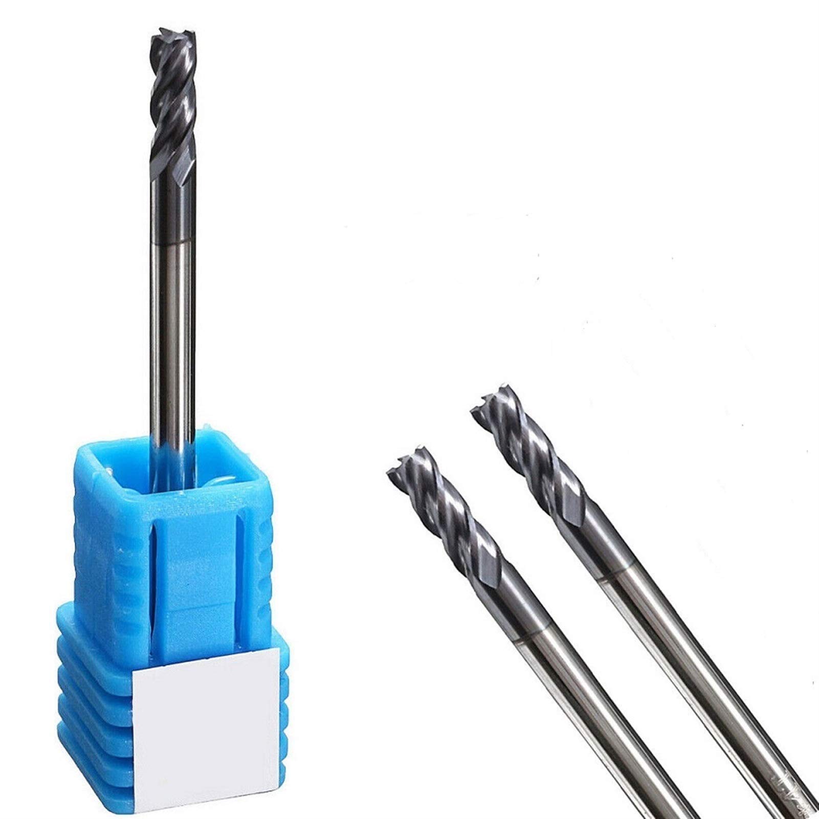 Zestaw frezów do obróbki drewna, frezy: 2 x 4-ostrzowy frez trzpieniowy, frez trzpieniowy 3 mm