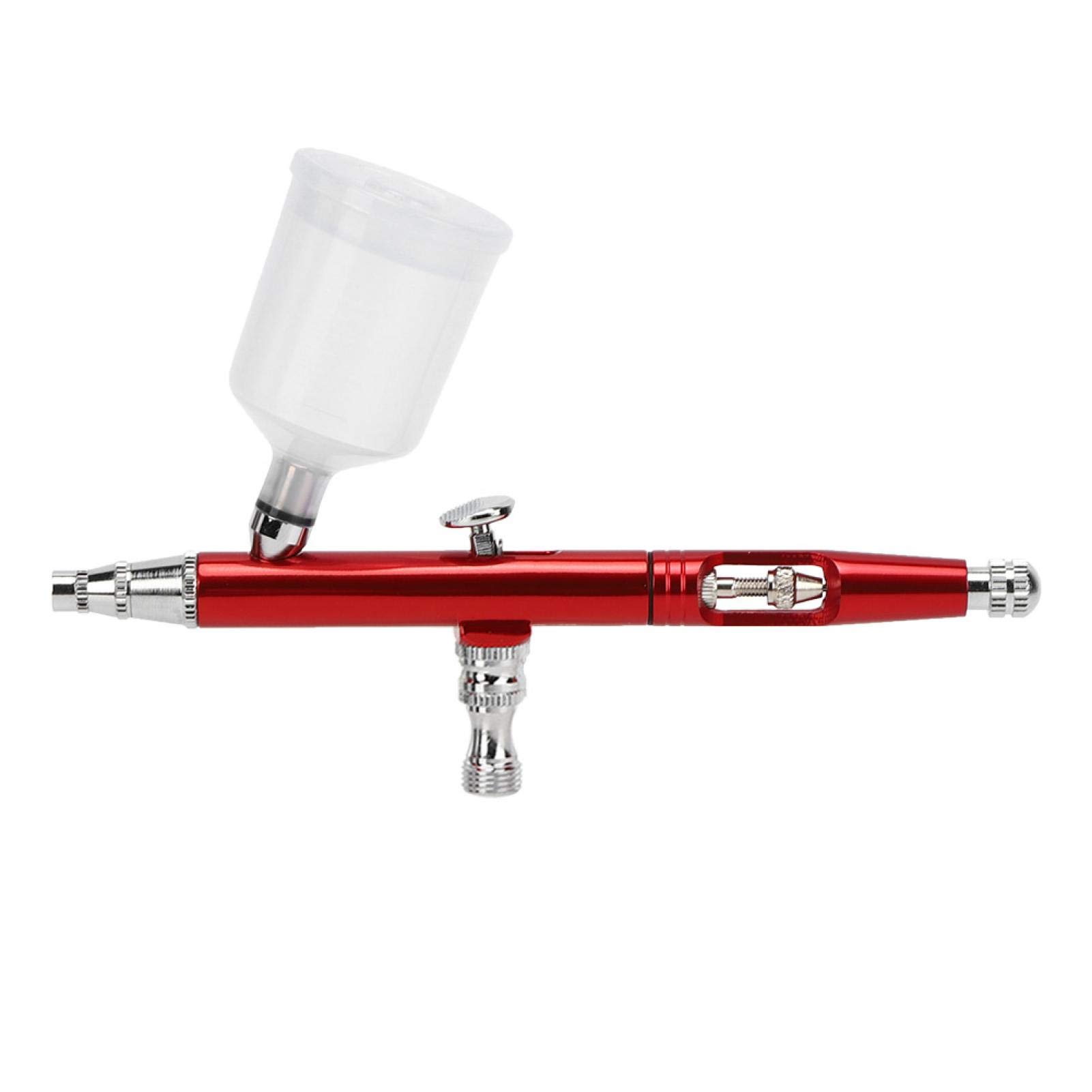 CHICIRIS Pistola per aerografo per verniciatura, Pistola per aerografo per verniciatura, Torte(Red)