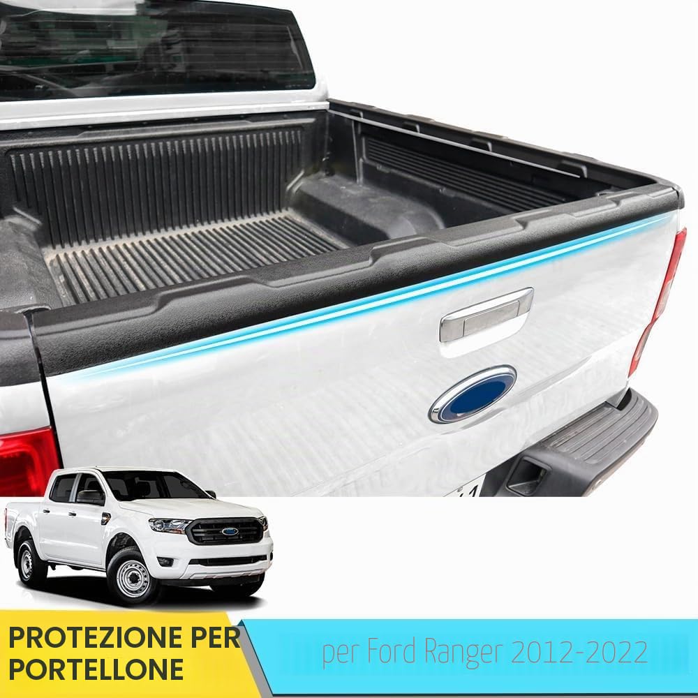 Protezione paraurti posteriore per Ford Ranger 2012-2022 Wildtrak Raptor Limited XL XLT Tremor Platinum