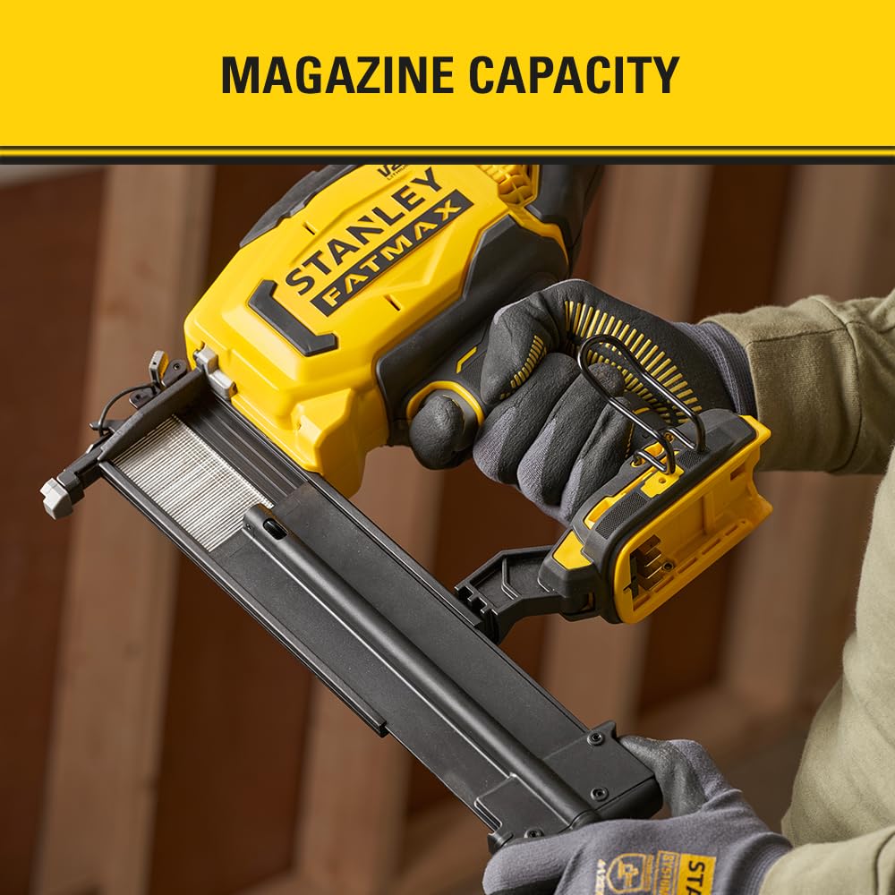 STANLEY Clavadora de Finition V20 Li-Ion 18V 18Ga pour Professionnels – Performance sans Fil avec Action Précise