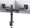ErGear Dual Monitor Stand, Heavy Duty Monitor Mount for Two Monitors up to 32, Fully Adjustable with Tiered Arms, Rugged Design to Minimize Sagging Supports 22 pounds per arm