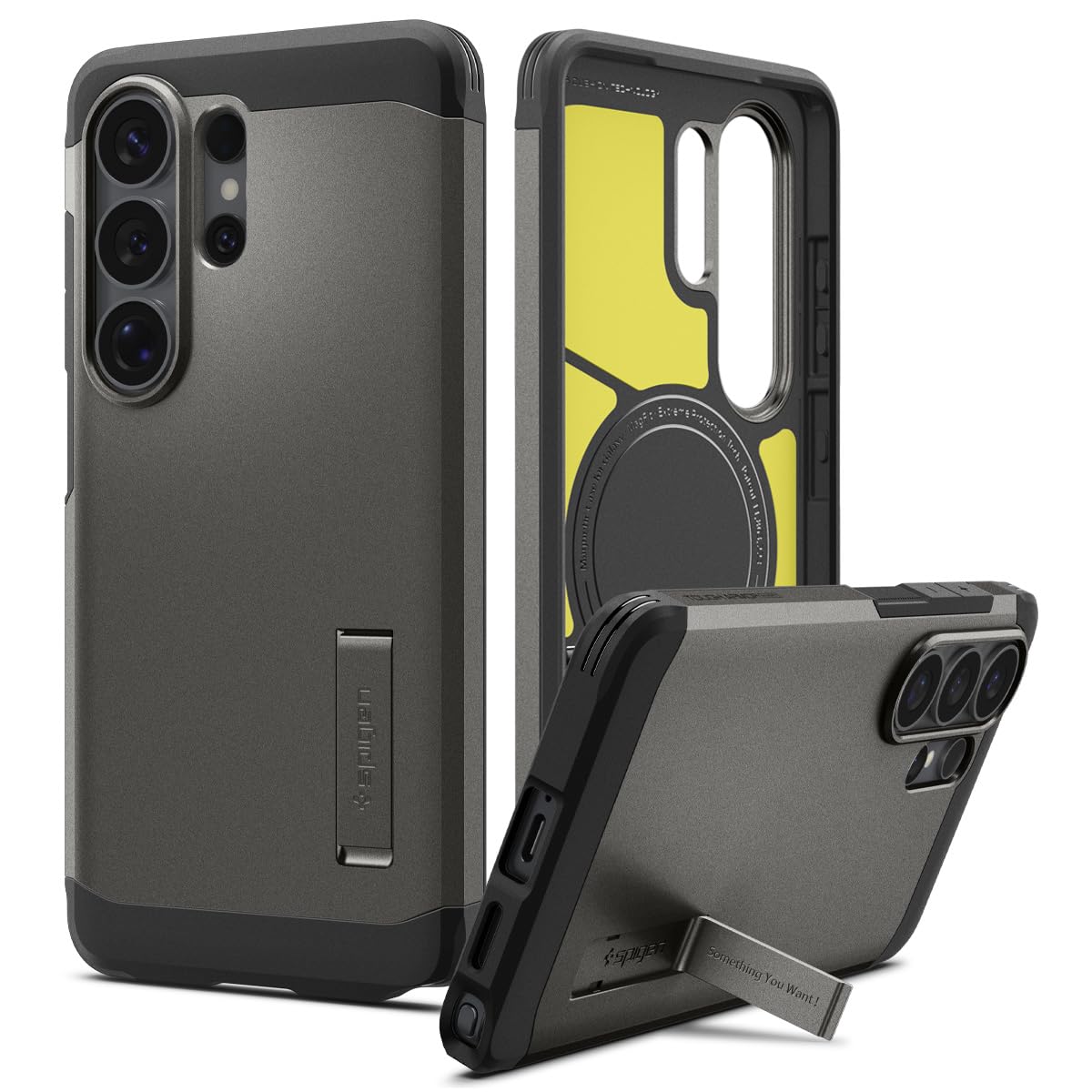 Spigen Tough Armor Hülle Kompatibel mit Samsung Galaxy S26/S25/S24/S23 Series