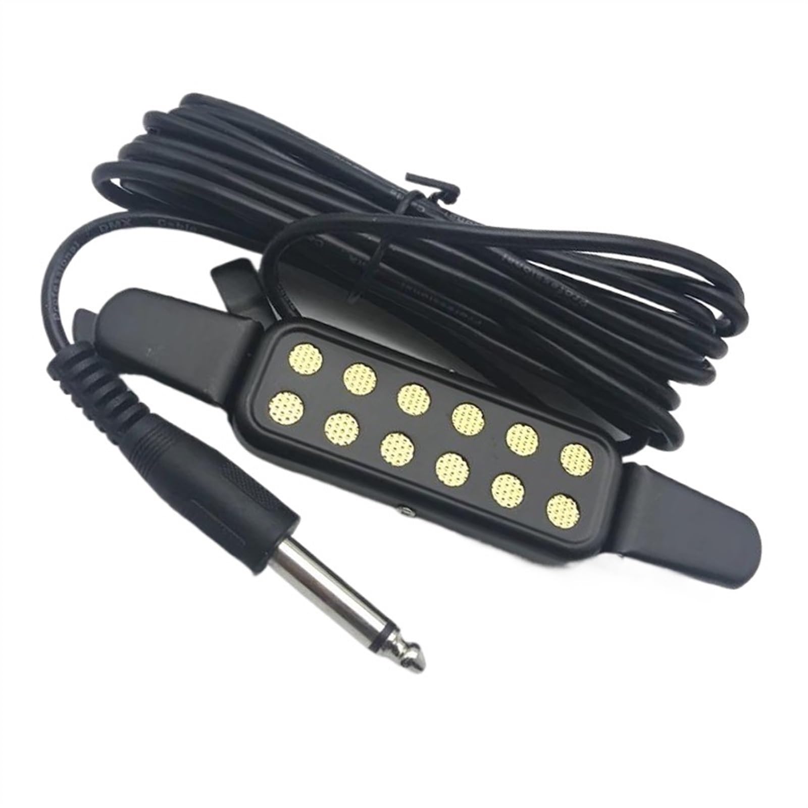 Pickup Per Foro Sonoro Amplificatore Per Chitarra Facile Da Fissare Clip Su Pickup Per Chitarra Acustica Classica Pickup professionale per chitarra acustica(Gold)
