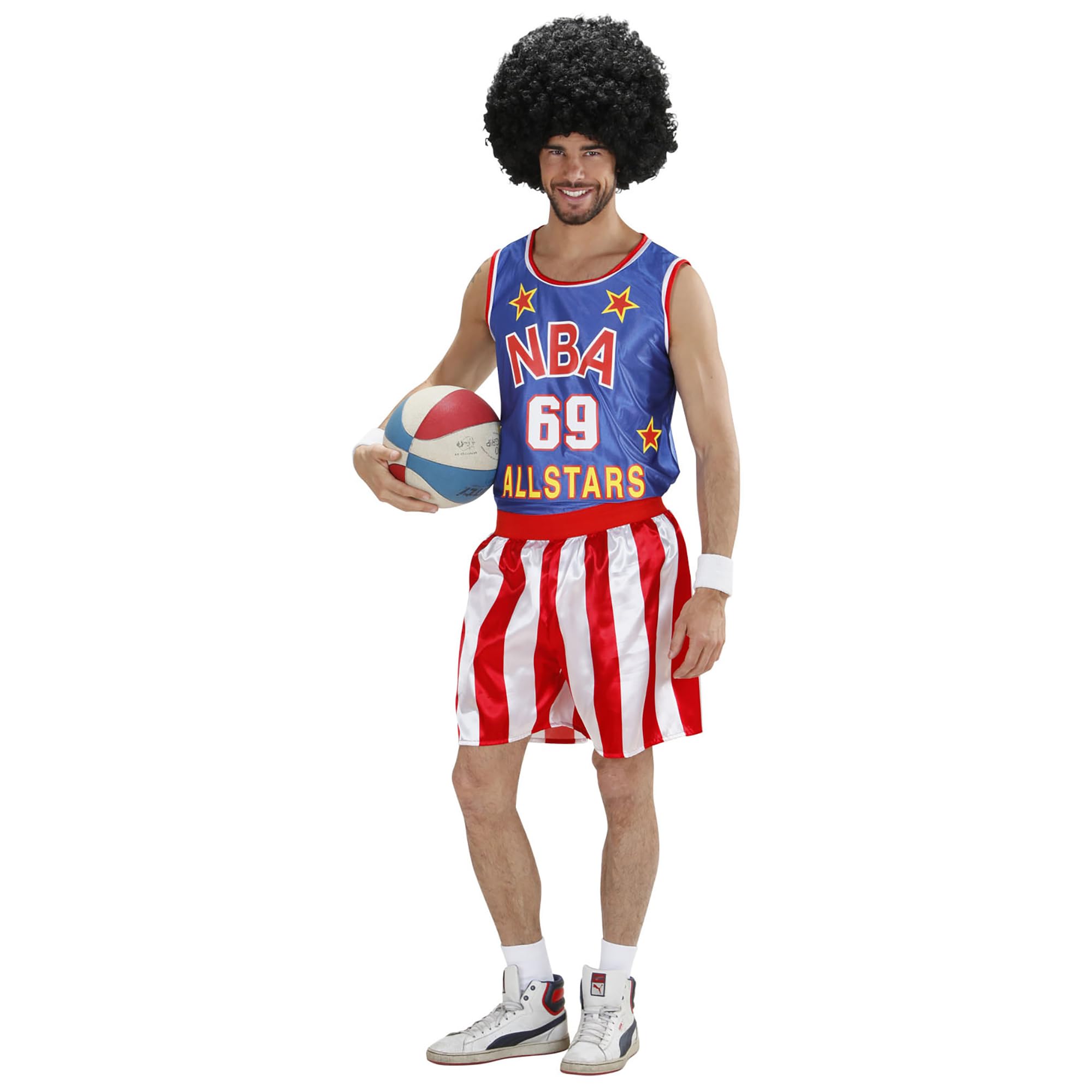 W WIDMANN MILANO Party FashionBasketball Player Small Adult Fancy Dress Costume
