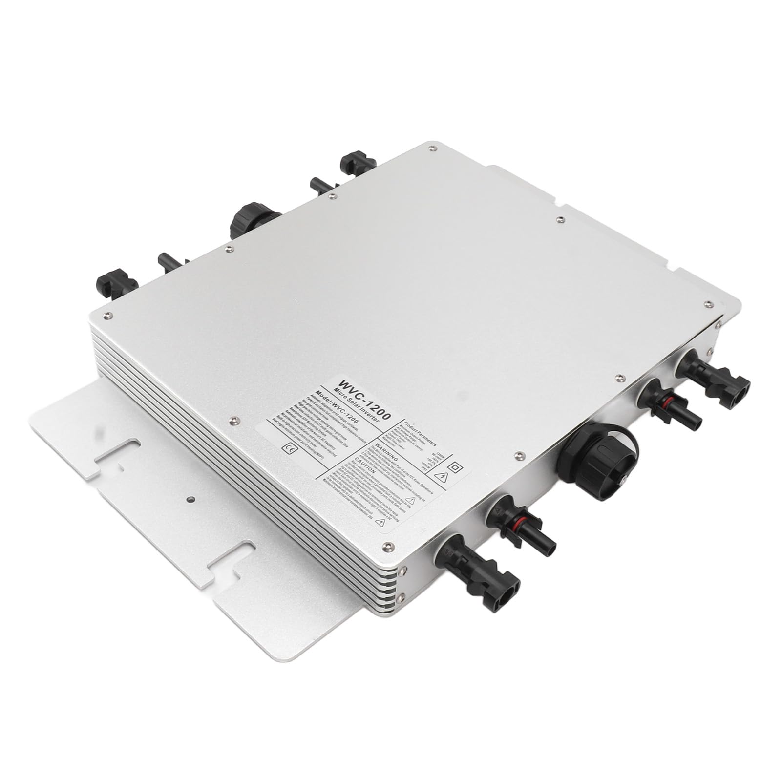 Acouto Inwerter Sieciowy Solarny Samochłodzący się IP65 WVC 1200 W 100 V-240 V Inwerter Solarny do Domowego Systemu Wytwarzania Energii Generowany Prąd Pa Sieciowy Wodoodporny Krawat