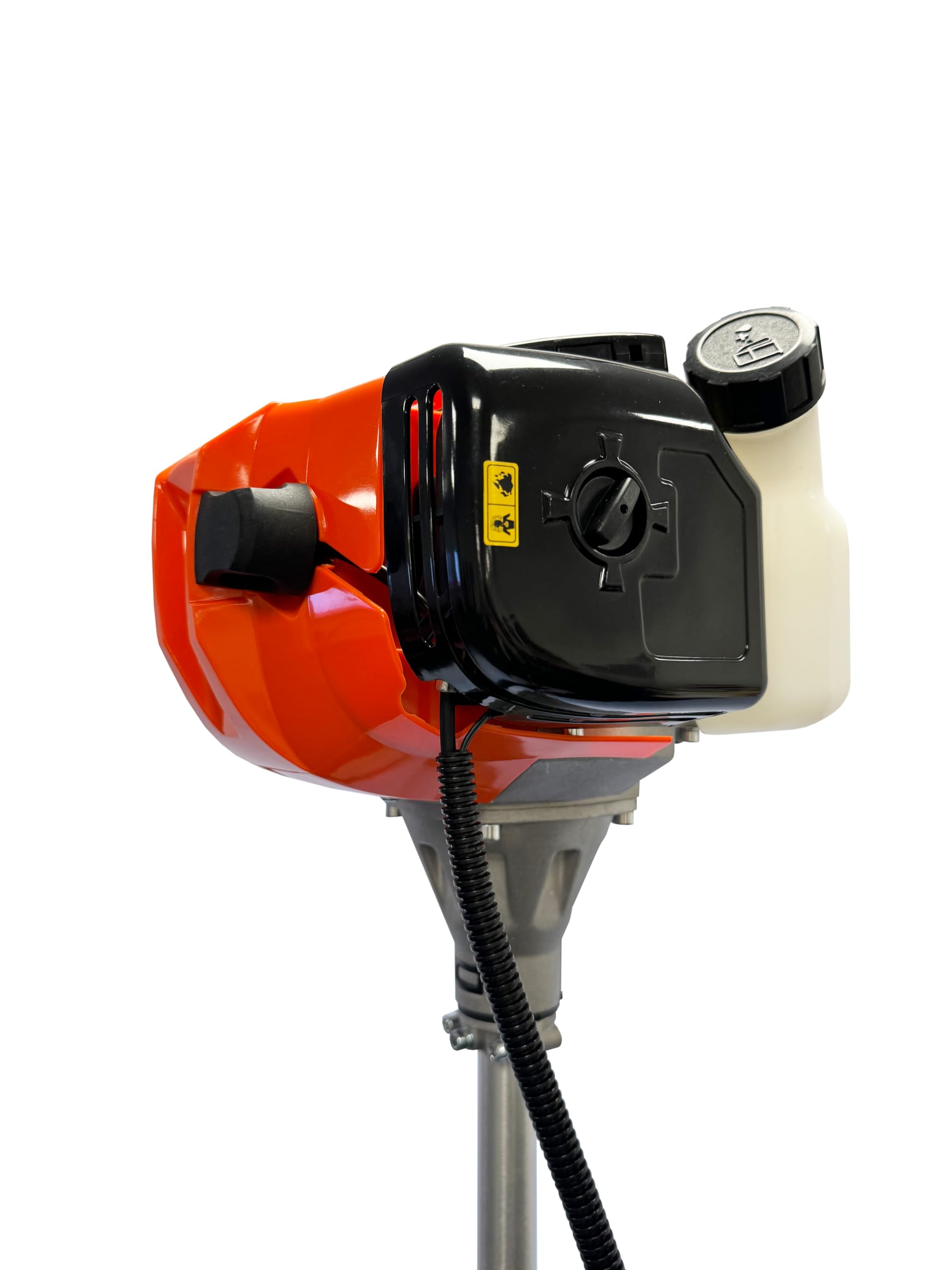 Desbrozadora Crossfer con motor de gasolina de 2 CV de 52 cm³, 3 cuchillas + 1 mango de doble cabezal de hilo