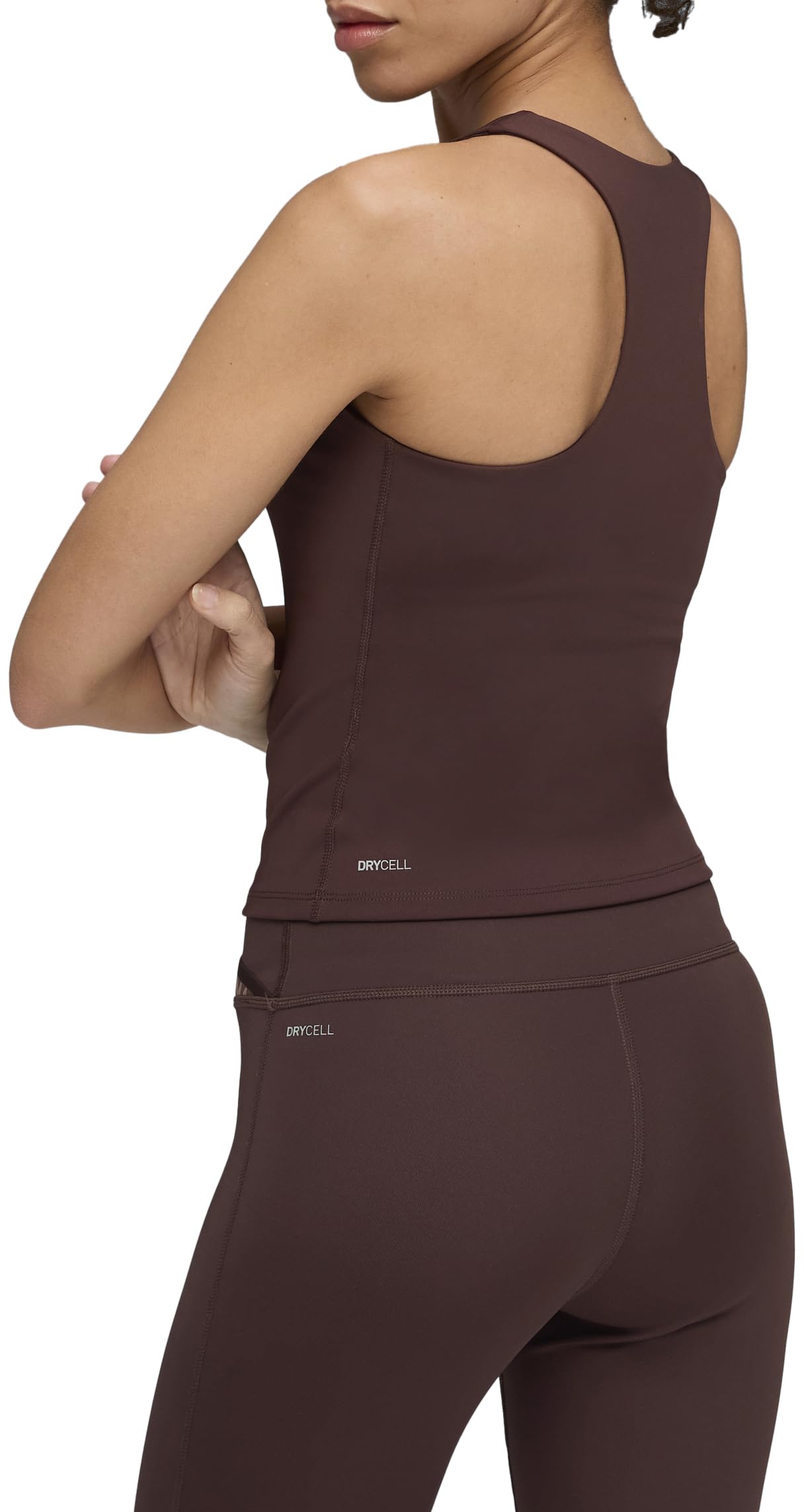 PUMA W TAD Essential 2 w 1 Tank Chocolate Brown