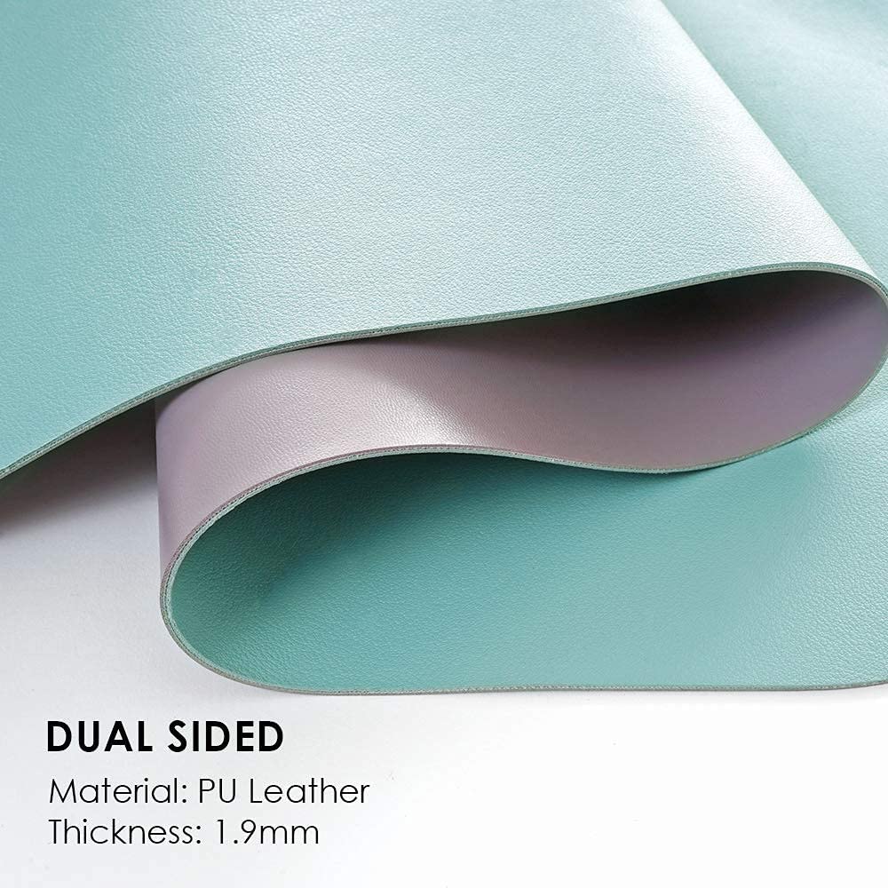 ConTact Brand XL Corner Desk Pad Waterproof AntiSlip PU Leather