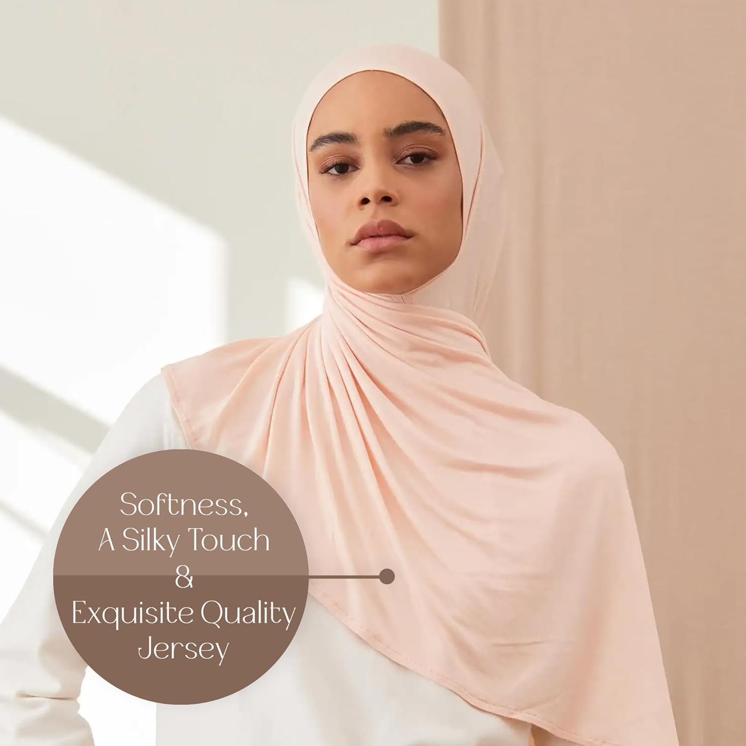 Modest Instant Premium Jersey Hijabs | For Muslim Women Pre-Sewn Head Scarf Wrap Hijabs - Image 8