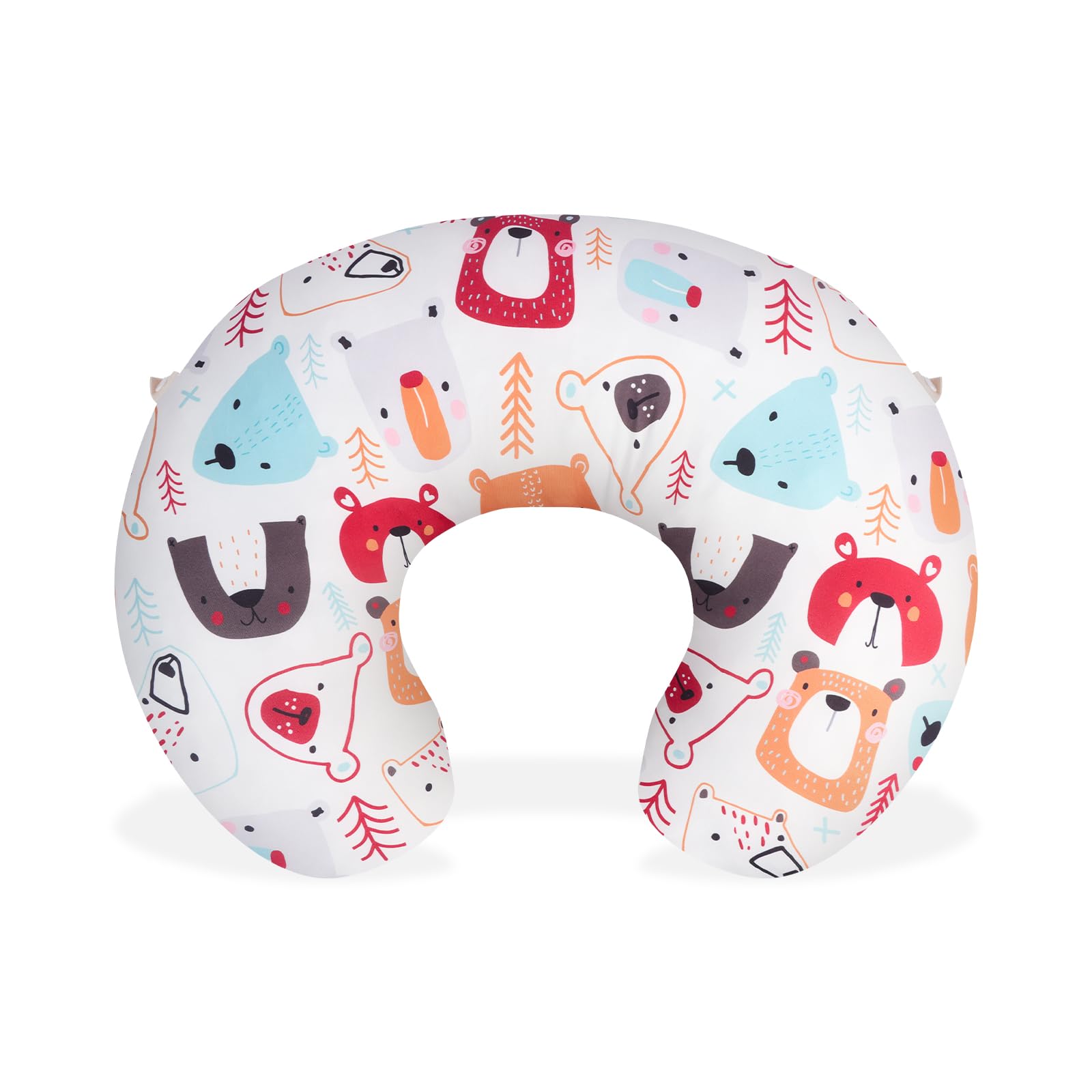 Nursing Pillow Cover for Breastfeeding, Baby Feeding Pillowcase, Infant Feeding Support Pillow Cover Feeding, Soft Nursing Pillows Case for Newborn Infant (Bear)
