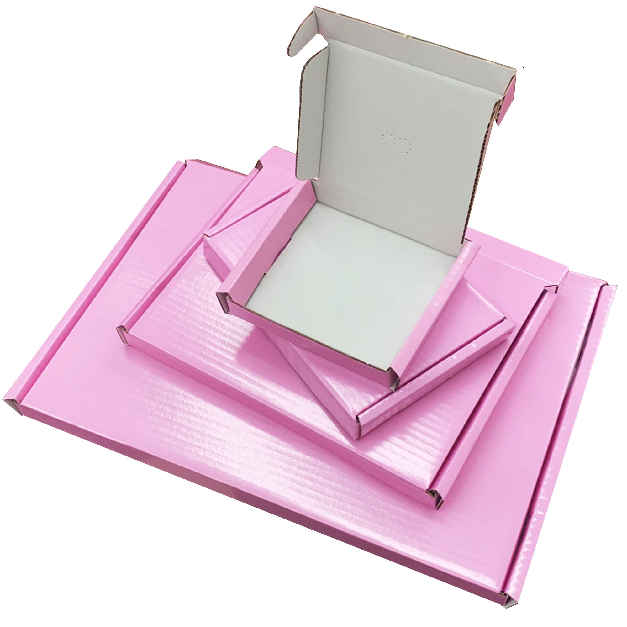 C5 A5 PIP Box Shipping Mail Postal Large Letter Boxes Pink - Size: 235x165x22mm (100)