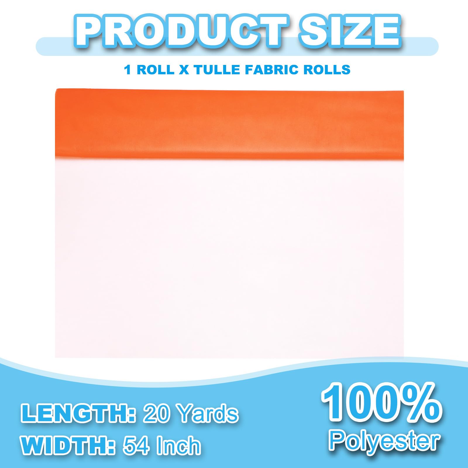 PATIKIL Tulle Fabric Rolls - Image 2