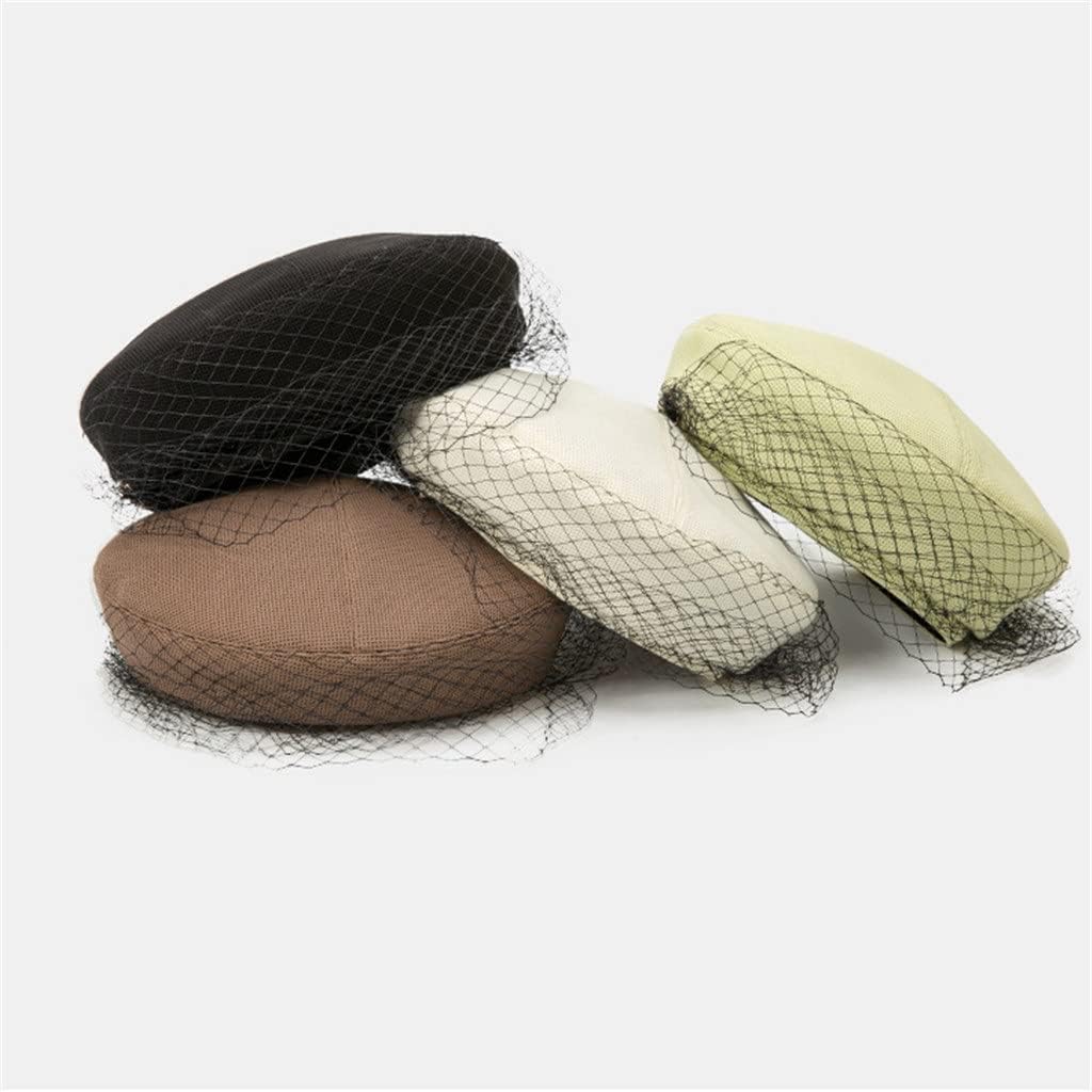 Autumn and Winter Beret Women's Korean Japanese Casual Painter's Cap Women's Mesh Casual