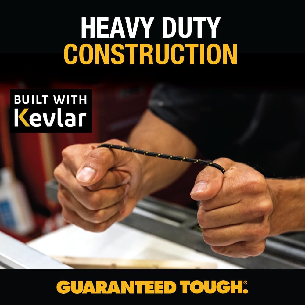 DEWALT Power & Charging Bundle – 10,000mAh Power Bank, 4-in-1 Universal Type C/Micro-USB/USB Cable, & Braided Lightning Cable