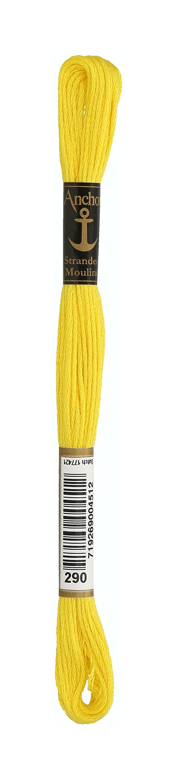 Anchor 4635000 100% Cotton Embroidery Thread, Cotton, 00290 Gelb, yellow — image 1