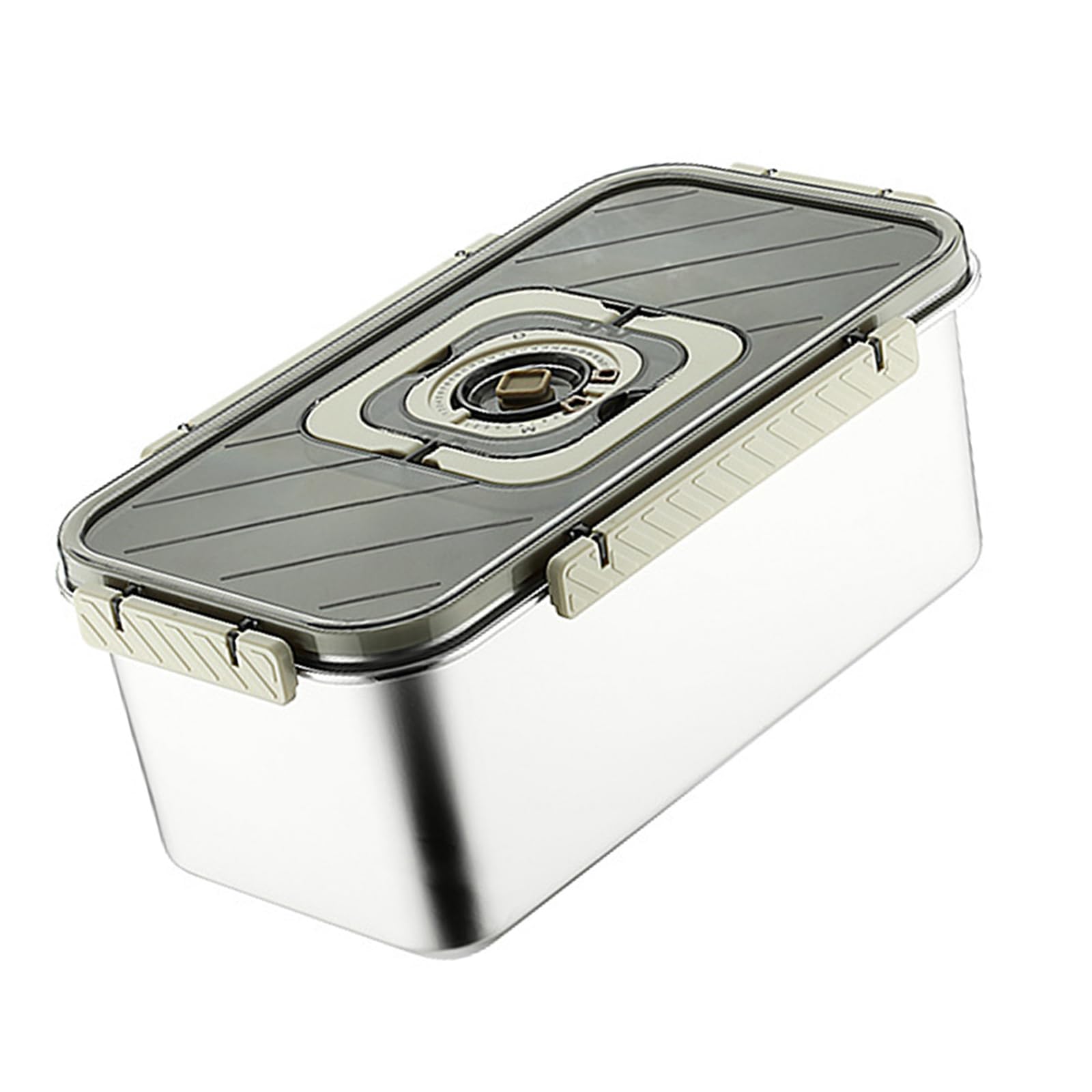 ZEPFJHE Large Capacity Bread Preserver Featuring Rust Proof 304 Steel Construction and Space Saving Shape Rustproof Bread Container