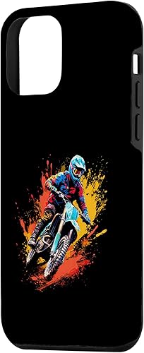 Miniatura 2 de iPhone 12 mini dirt bike colorful motocross bikes for boys Case