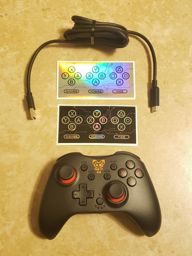 $3/mo - Finance SOUND FOX Wired Game Controller with Speakers Dual