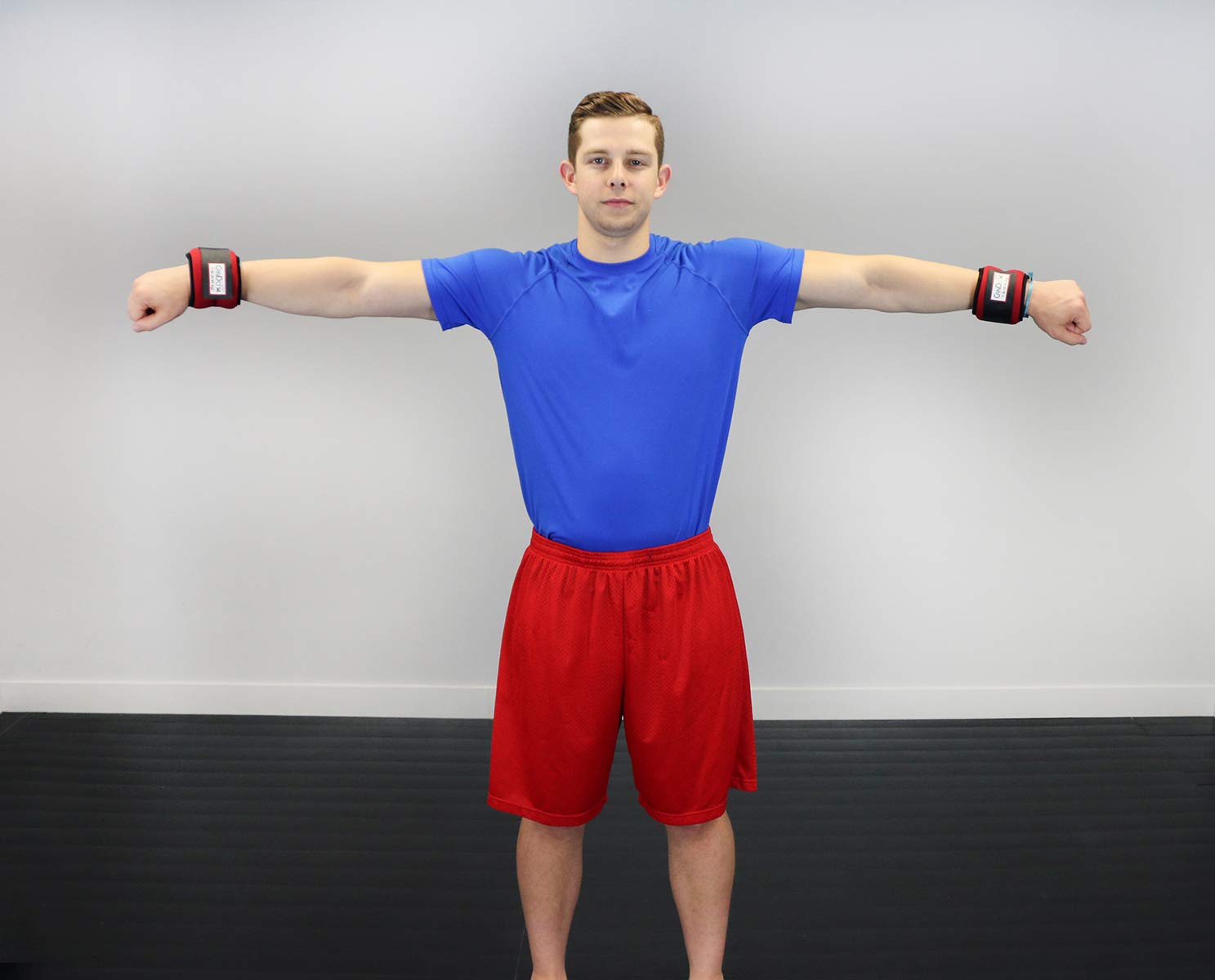 CanDo 10-3381-2 Weight Straps, 2 lb. Set, Red (Pack of 2)