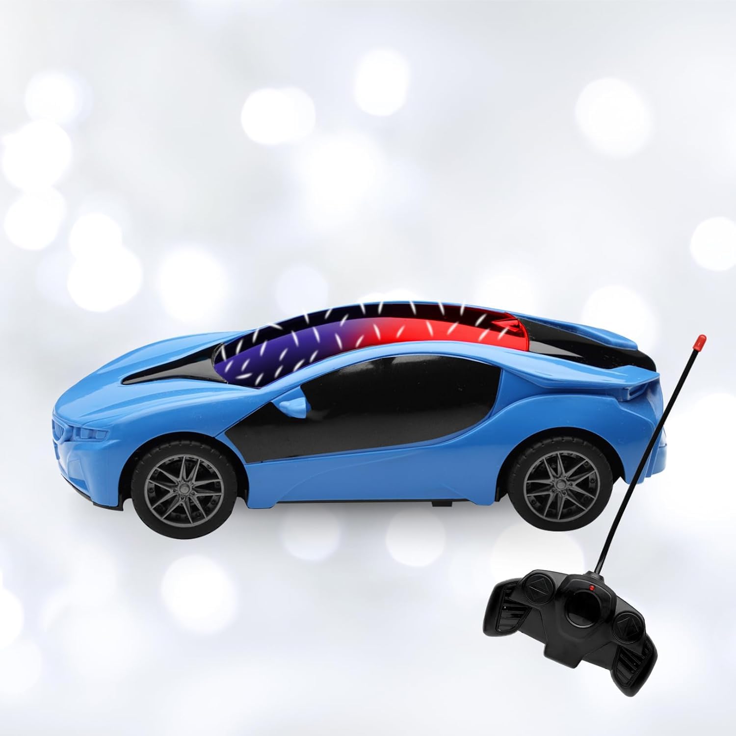 MOFNOS Remote Control Chargeable 3D Famous Car with Flashing Light, Radio Control Race car for Kids for 3-12 Year Old Boy Birthday Remote Control Car Rechargeable (Blue) (B0DDC8R8GK) Amazon Price History, Amazon Price Tracker