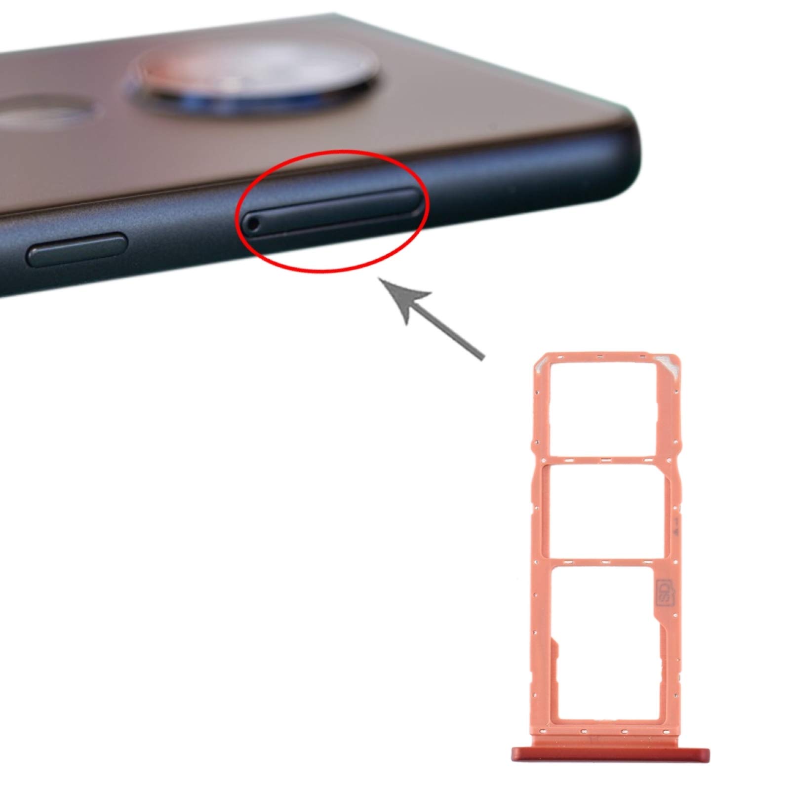 Lin-L SIM-kaart lade SIM-kaart lade Micro SD-kaart lade for Samsung