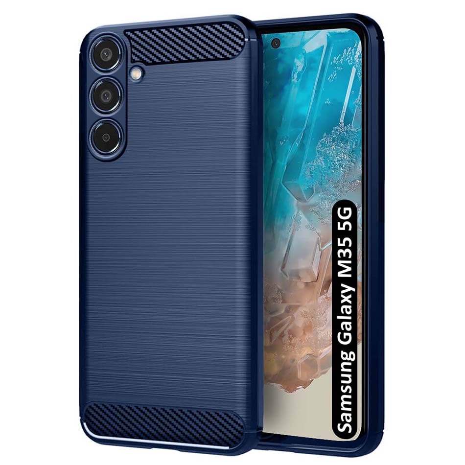 Fashionury Back Cover for Samsung Galaxy M35 5G | Hybrid Protection | Anti-Slip Grip | Rubber TPU Stylish Back Case for Samsung Galaxy M35 5G (Blue) (B0D97W2ZMX) Amazon Price History, Amazon Price Tracker