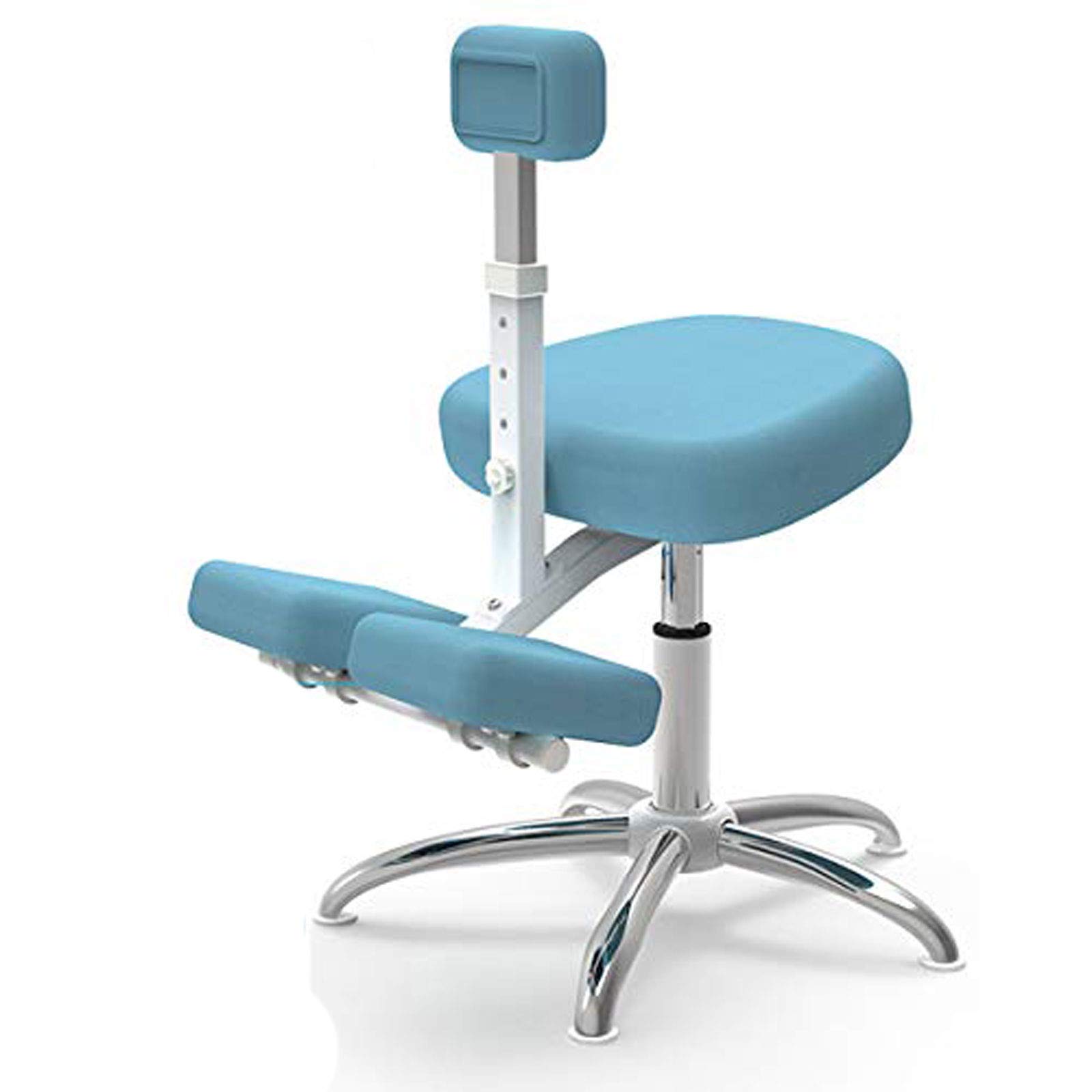 Silla ergonómica de Rodillas, Taburete para la Rodilla, Sillas de Escritorio Infantiles con Protector de Pecho Ajustable para Ideal para niños con una Altura de 1,1 m-1,4 m