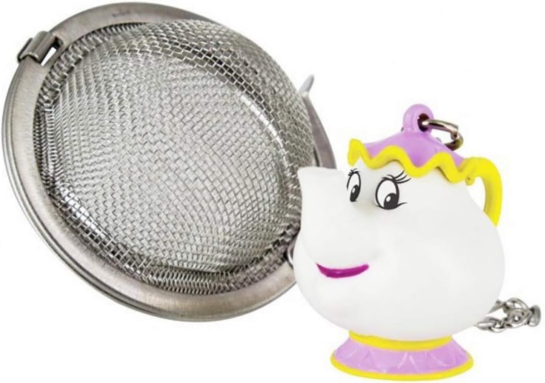 Beauty and The Beast Mrs. Potts Tea Infusers, Tea Steeper for Loose Tea, Cute Cartoon Stainless Steel Fine Mesh Tea Strainer with Gift Box by NSTaygate