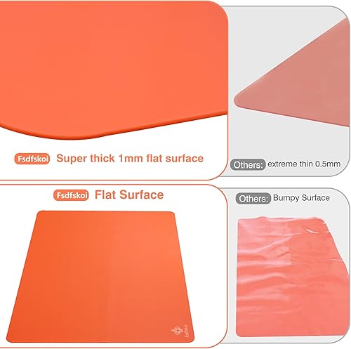 Miniatura 2 de Fsdfskoi Tapete de silicona extra grande adecuado para tapete de barra de café, tapete de cocina, tapete de comida, tapete de oficina, tapete para