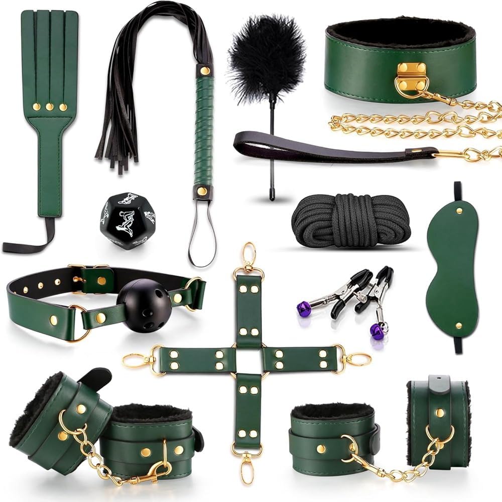 Adult BDSM Sex Toys Suitable for Men, Women, and Couples. A BDSM Set Featuring a Variety of Restraint Accessories.