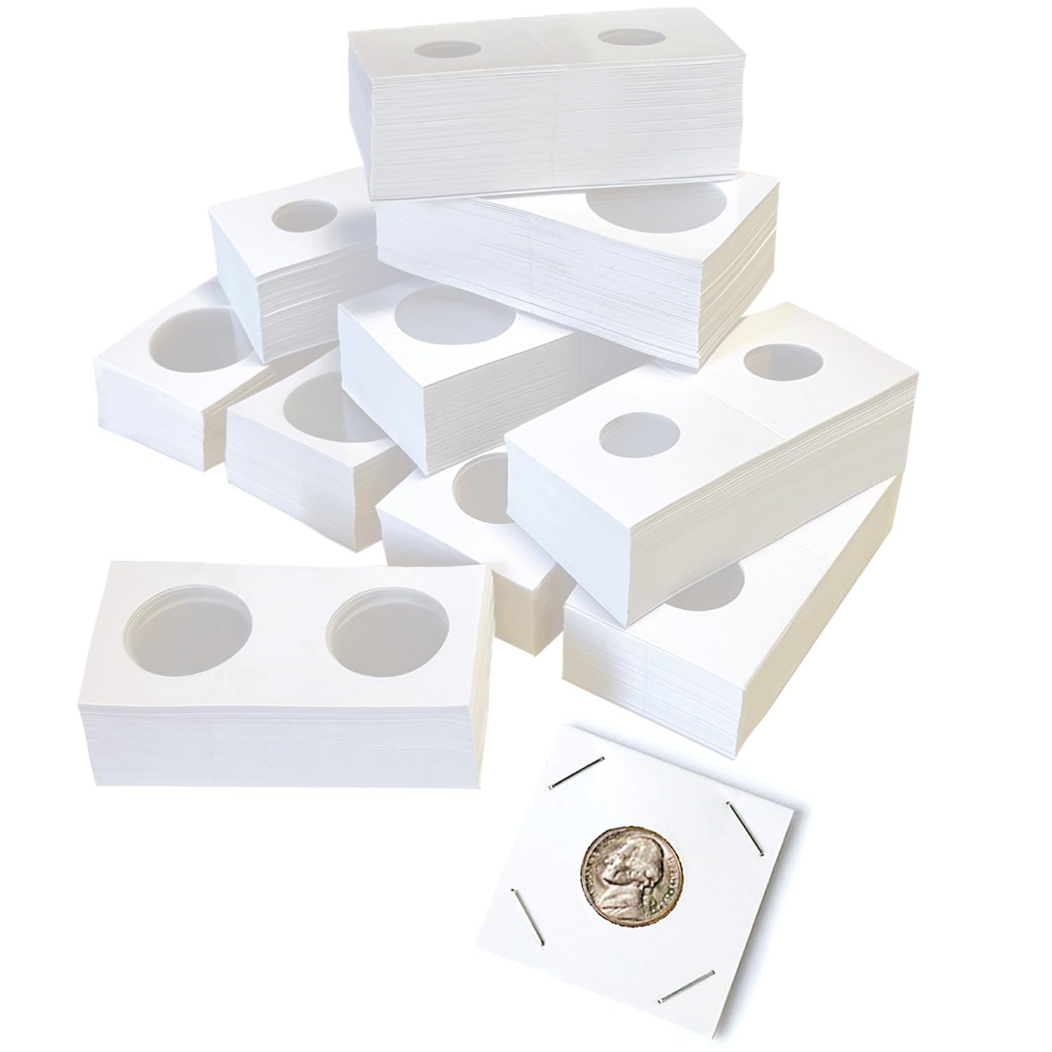 Amazon.com: 400PCS Cardboard Coin Holder Flips 2x2 Coin Flip