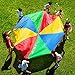 Paracaídas de Color Arcoiris de 6 pies - Con 8 asas -...