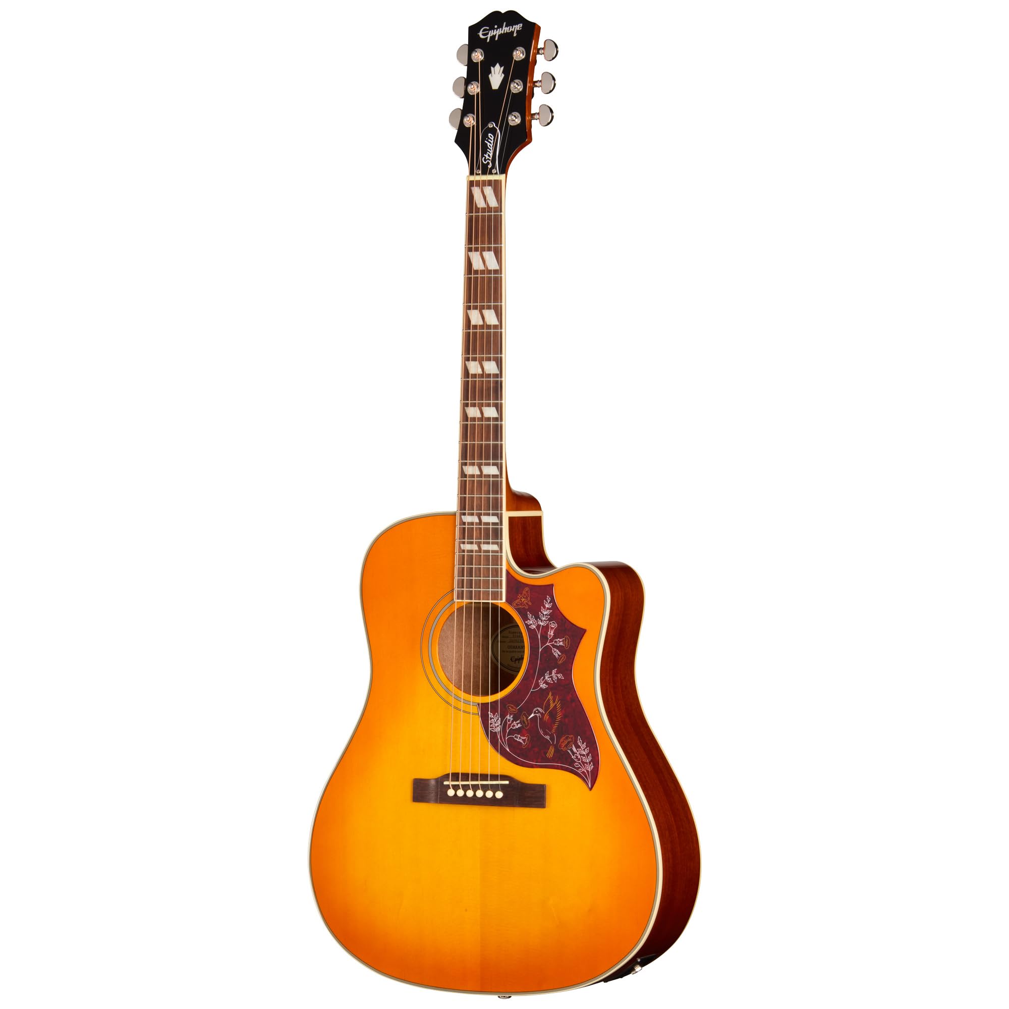 Amazon.com: Epiphone Hummingbird Studio EC Acoustic Electric