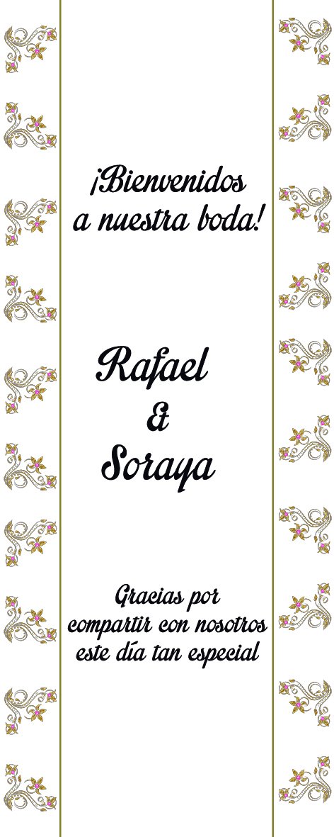 Tu Fiesta Mola Mazo Photocall de Boda 60x160cm|Bienvenida a los Invitados Dorado| Divertido y económico|Detalle de Boda|Decorado Boda| Personalizable …