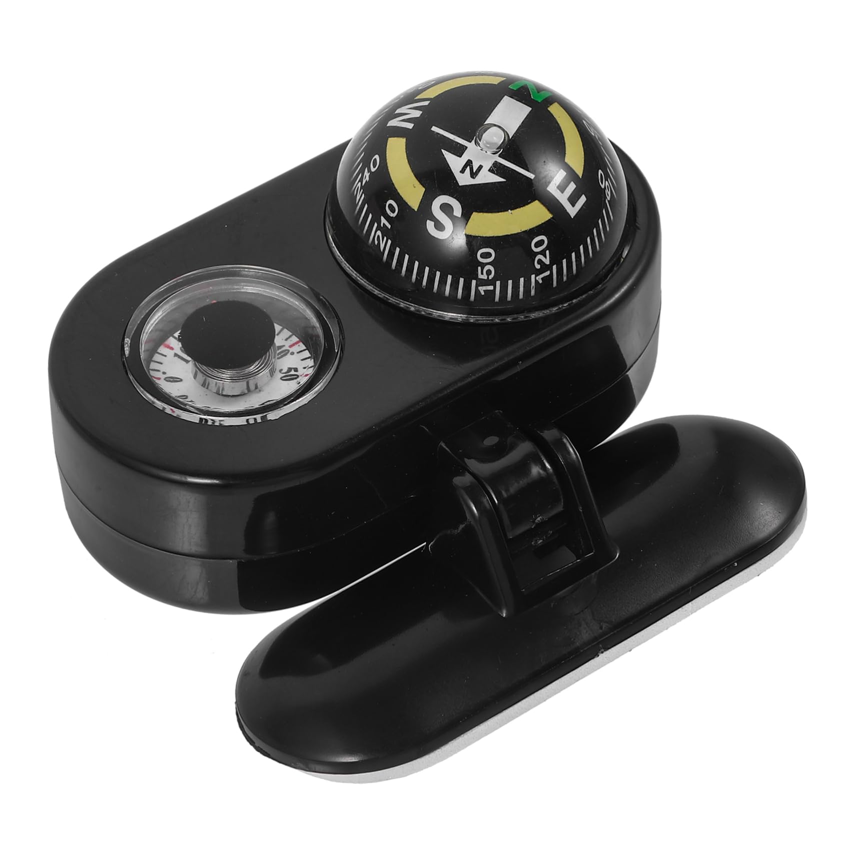 Yardwe Car Compass Dashboard Navigation Compass for Cars Trucks and Boats Self-Adhesive Design Easy Installation Construction