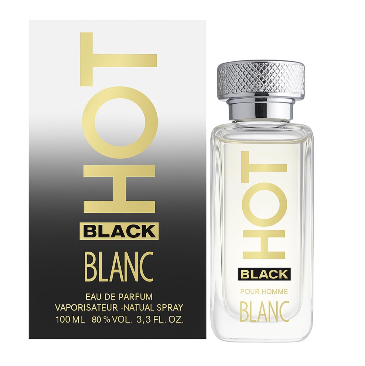 HOT Black Blanc Perfume for Men | 100ML – Luxurious Mens Perfume with Captivating and Long-Lasting Fragrance for Men | Mens Cologne & Mens Eau de Toilette