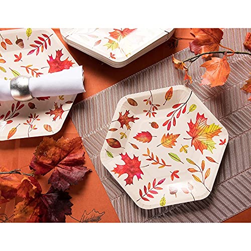 Juvale Fall Leaves Paper Plates For Thanksgiving Party (9 In 50 Pack) #TOP1