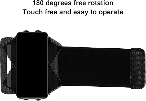 Miniatura 6 de Diyeeni Soporte de pulsera para teléfono, soporte giratorio de 360 grados para teléfono celular, funda para celular con banda de brazo, para 13 Pro,