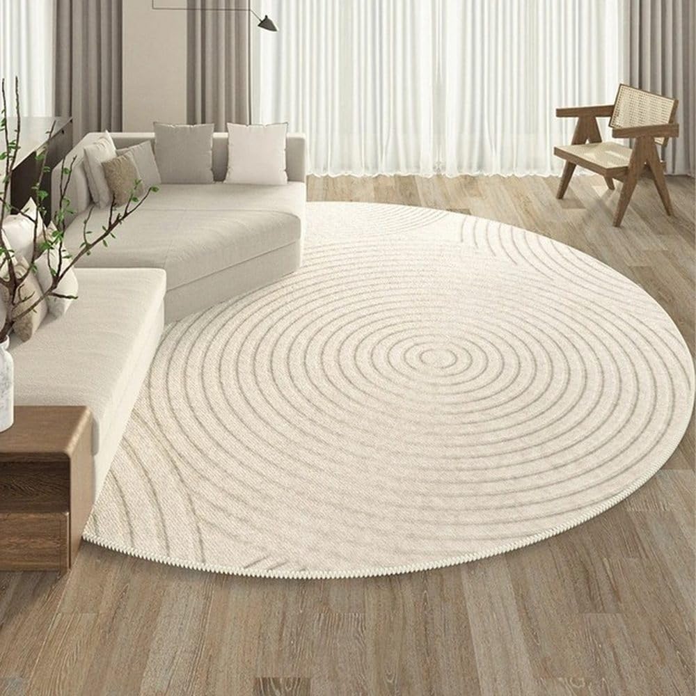 Tapis rond de salon pour créer un coin lecture cosy dans la chambre