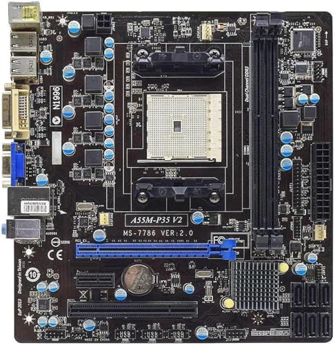 Carte mère de rechange MSI A55M-P35 V2 AMD A55 pour processeur AD3400
