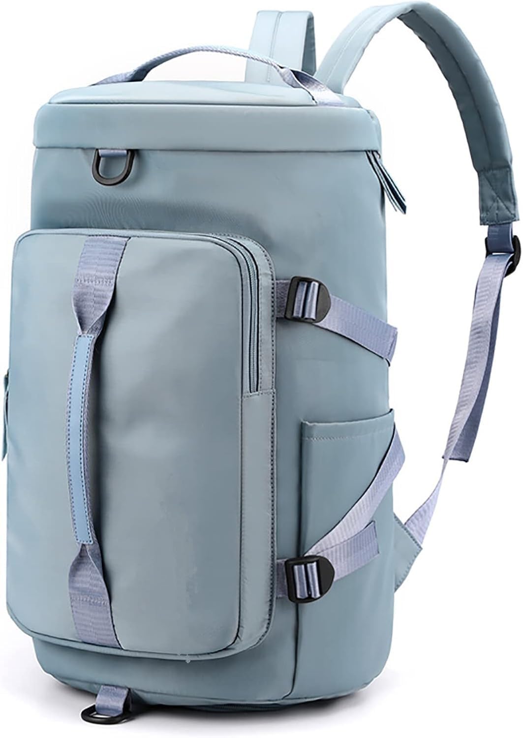xvia 2-in-1 Travel Duffel Backpack, Large Convertible Gym Bag, Foldable Weekender, Waterproof Multipurpose Luggage for Men Women, Cabin Size Carry On, Lightweight Sports & Travel Bag (BLUE)-picture-15
