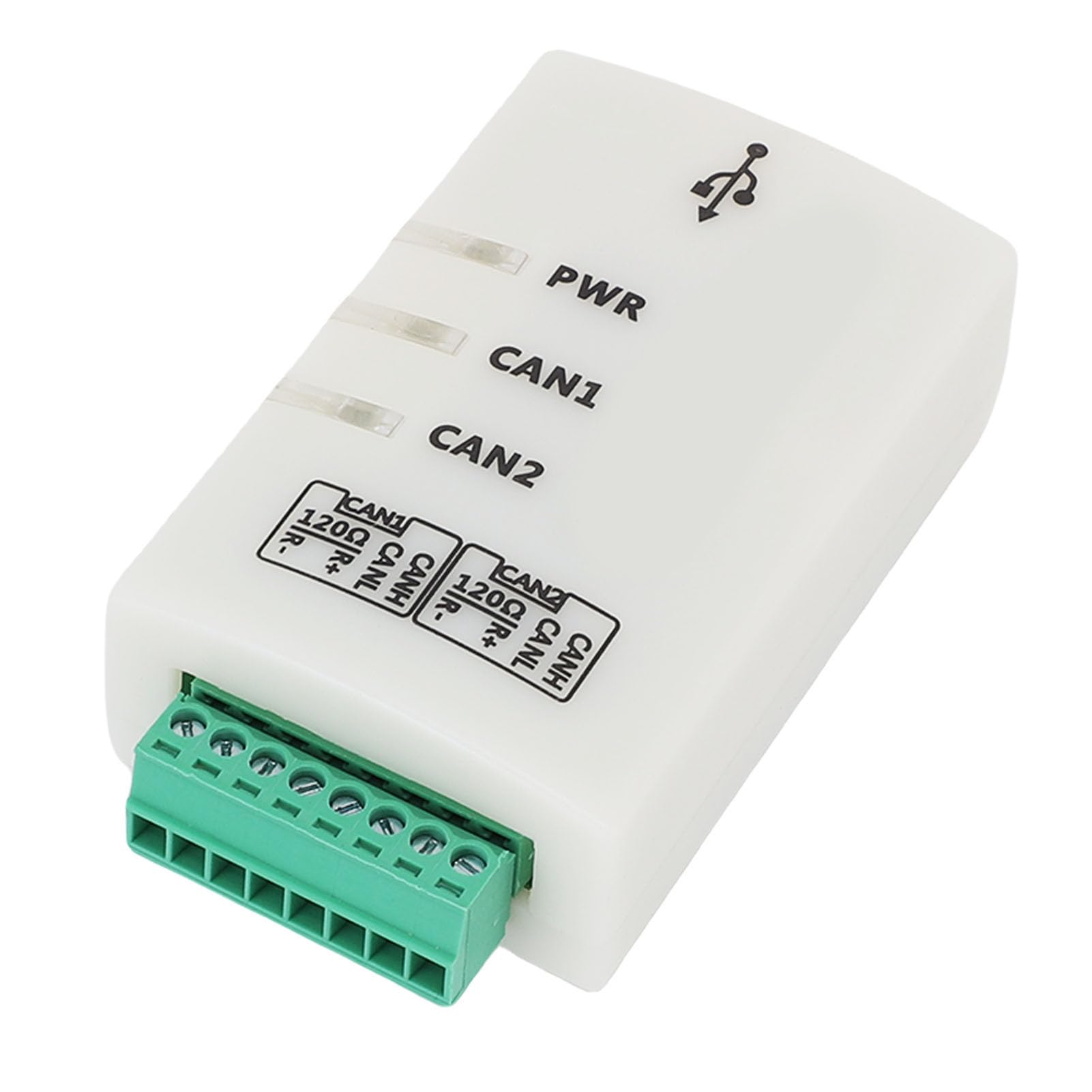 Adaptador USB a Can 2A Analizador de Bus Can Multicanal Convertidor Inteligente para Calibración Automotriz y Aplicaciones Industriales