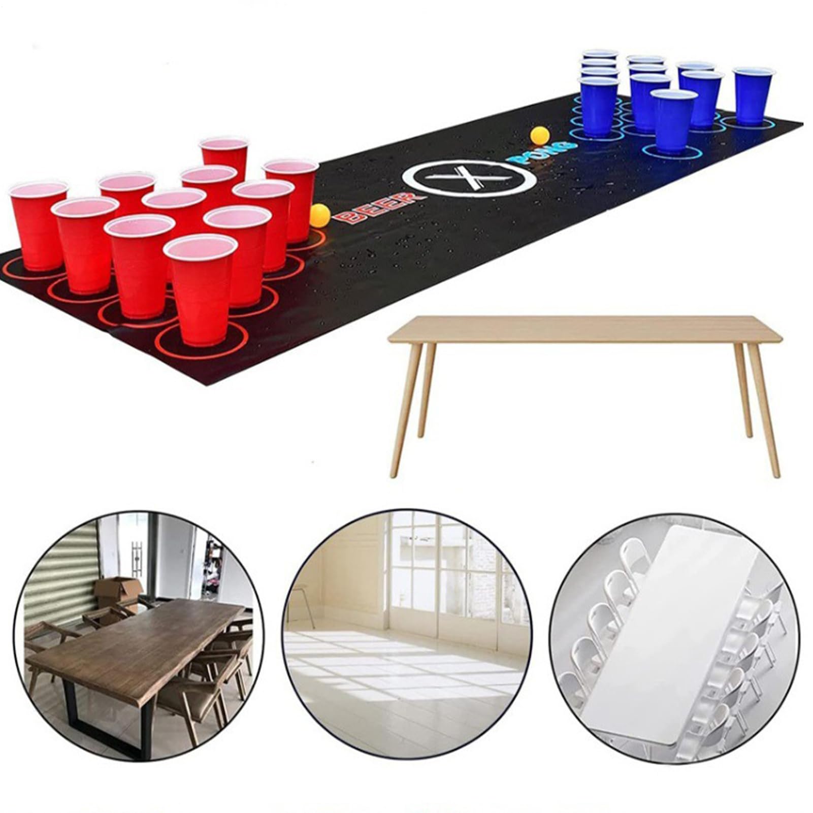 Genérico Jeux à boire pour adultes, de pong de table | Articles pour divertissements à la maison pour couples, anniversaires, clubs, bars, réunions, hommes, femmes, étudiants universitaires