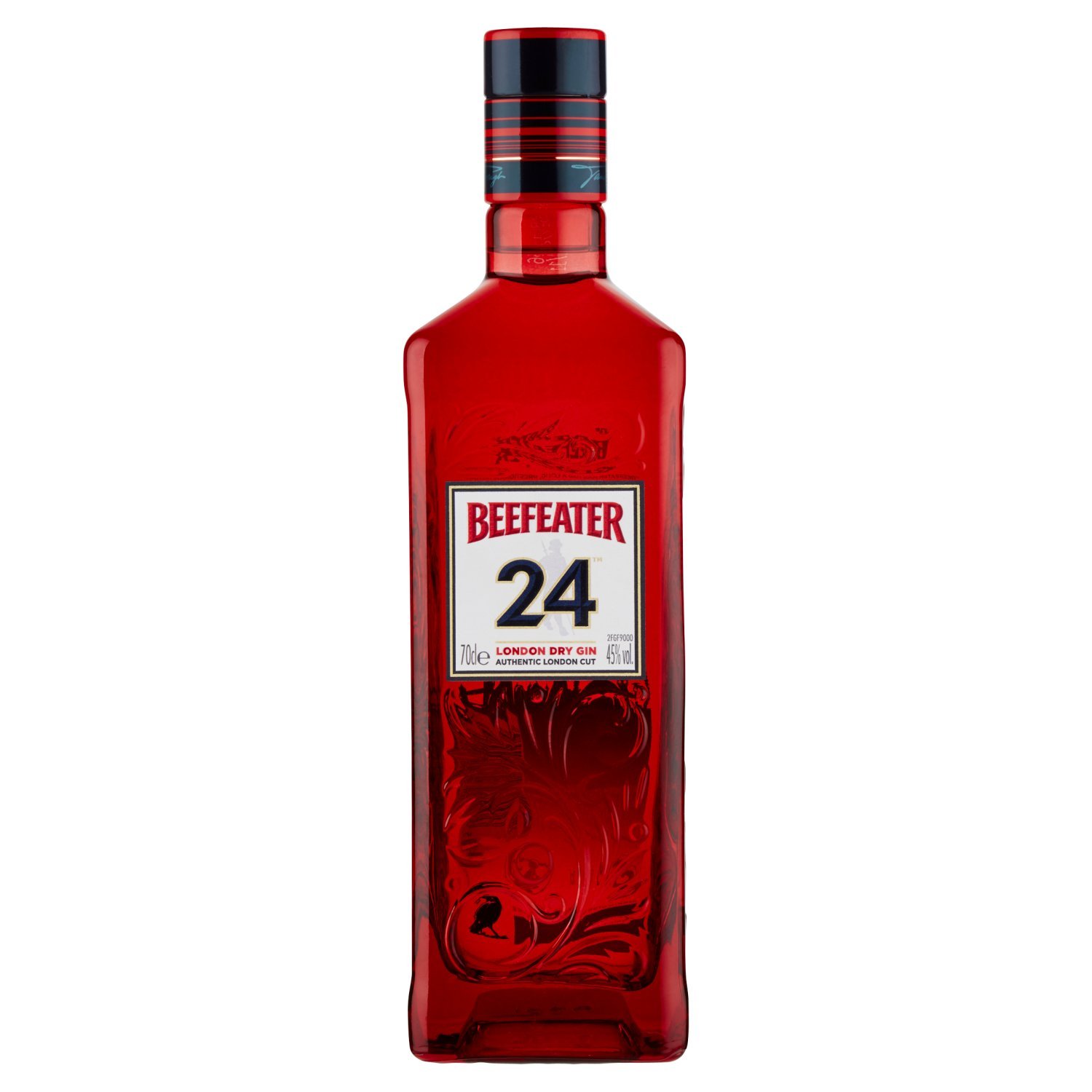 Beefeater 24 London Dry Gin, 12 Botaniche con Tè Verde Giapponese e Tè Cinese, vol 45%, 70 CL