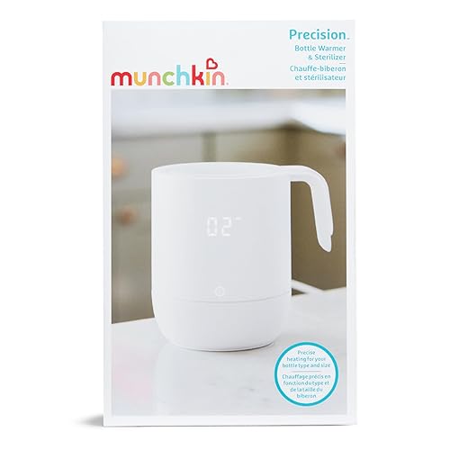 Miniatura 7 de Munchkin Calentador de biberones de precisión para leche materna, fórmula, frascos de alimentos y esterilización de piezas pequeñas, compatible con