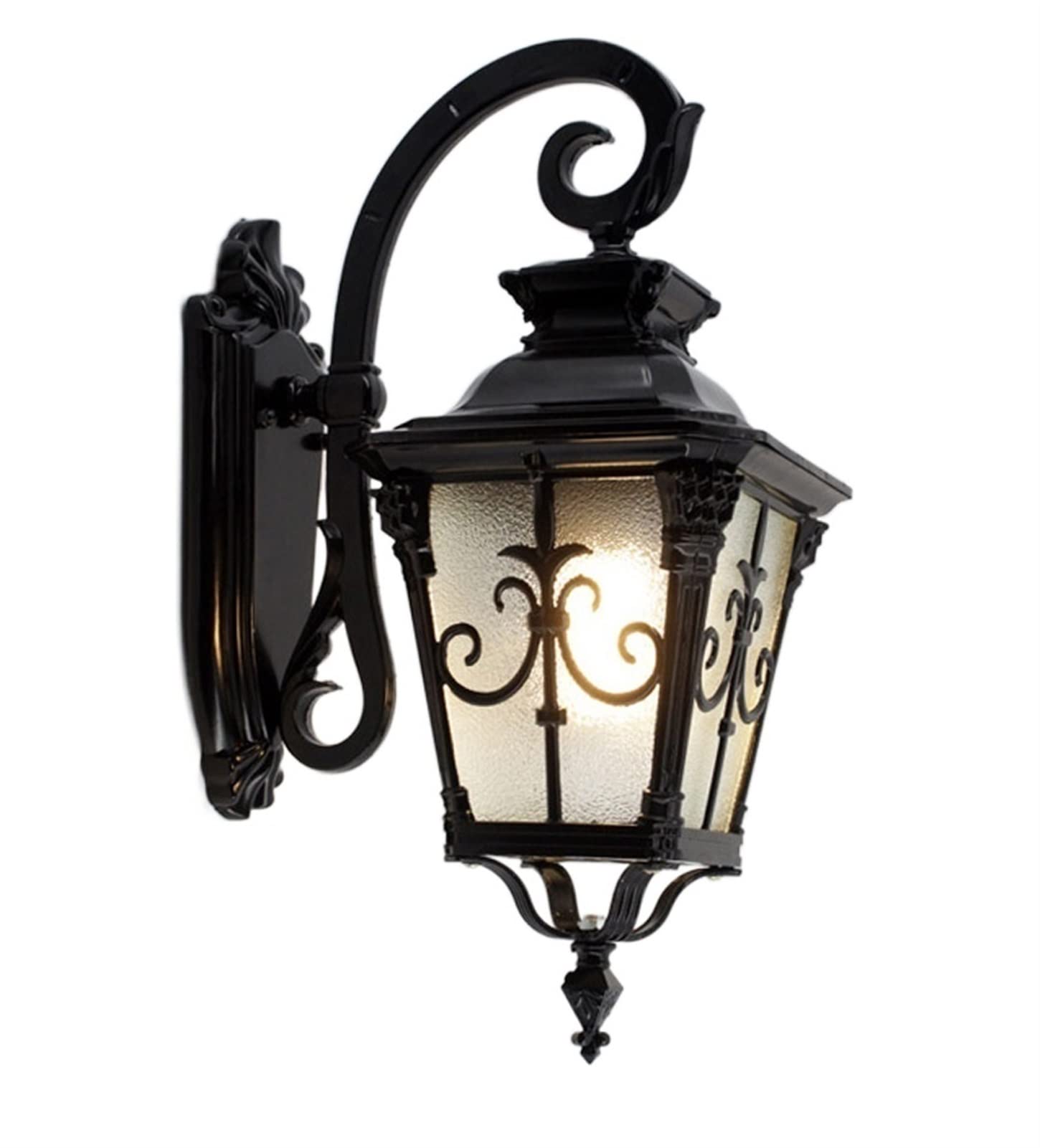 Lumière murale extérieure en aluminium pour jardin et balcon style européen étanche