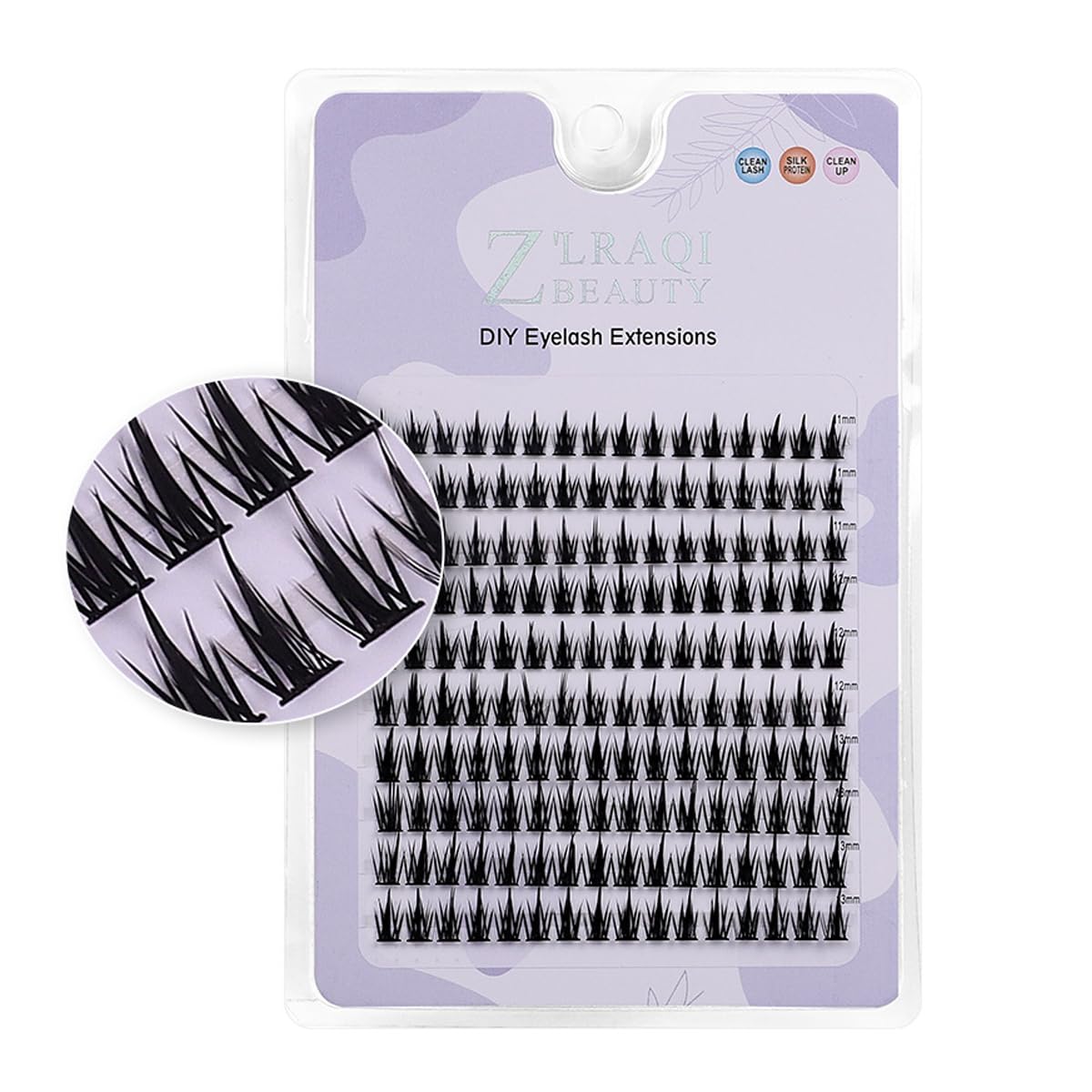 Sponsored Ad - False Eyelash Extensions Kit, DIY 160pcs Eye Lashes Clusters, 11-12-13mm Mixed Natural Curl False Eyelashes for Women Girls Home Use Wispy Lash