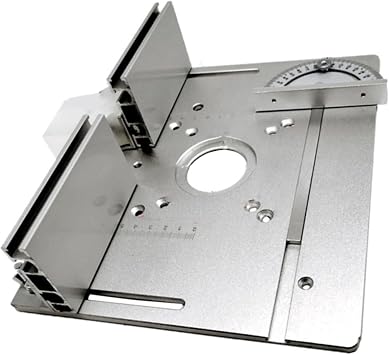 Aluminum Router Table Insert Plate | 2-in-1 Flip Board for Woodworking | for Electric Routing & Trimming Machines