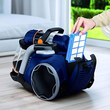 Electrolux EUFC81DB UltraFlex Torbasız Elektrikli Süpürge | 12 m Erişim Mesafesi, Kolay Boşaltılabilir Toz Haznesi, Motion Control Sistemi, Yıkanabilir Hijyen Filtresi | Turbo Cyclonic Technology